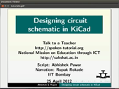 Designing circuit schematic in KiCad - thumb