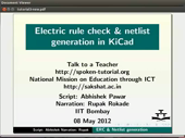 Electric rule checking and Netlist generation - thumb