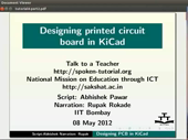 Designing printed circuit board in KiCad - thumb