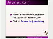 Journal Entry and Balance Sheet in FrontAccounting - thumb