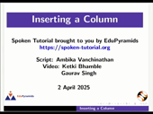 Inserting a Column - thumb