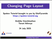 Changing Page Layout - thumb