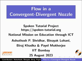 Flow in a Convergent-Divergent Nozzle - thumb