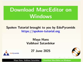 Download MarcEditor on Windows - thumb