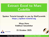 Extract Excel to Marc Codefile - thumb
