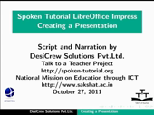 Creating a presentation document - thumb