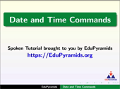 Date and Time Commands - thumb