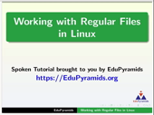 Working with Regular Files in Linux - thumb