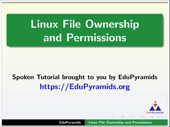 Linux File Ownership and Permissions - thumb